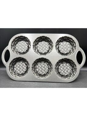 Nordic Ware Shortcake Baskets Baking Pan Cast USA